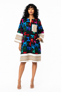 Heritage Print Kaftan Dress