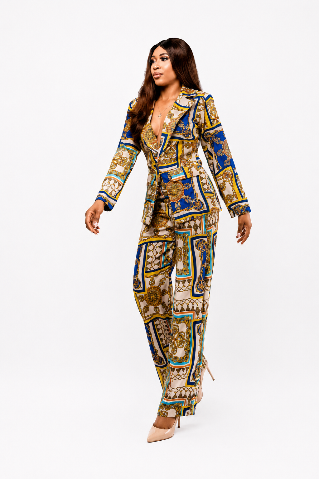 Royal Mosaic Power Suit